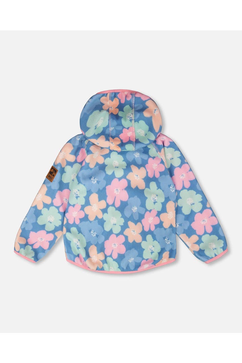Softshell Flower Jacket, Alternate, color, Blue Floral Print