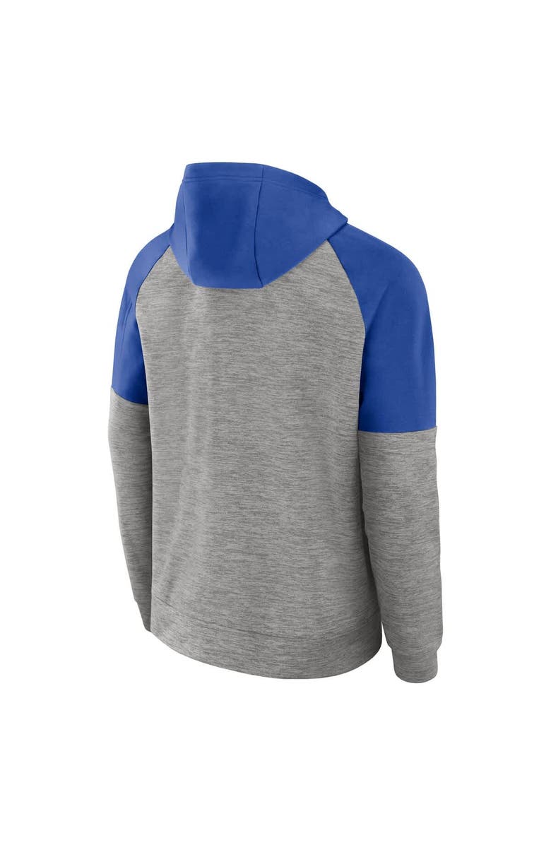 Jordan Brand Men's Jordan Brand Heather Gray Florida Gators Fitness Raglan Performance Full-Zip Hoodie, Alternate, color, 