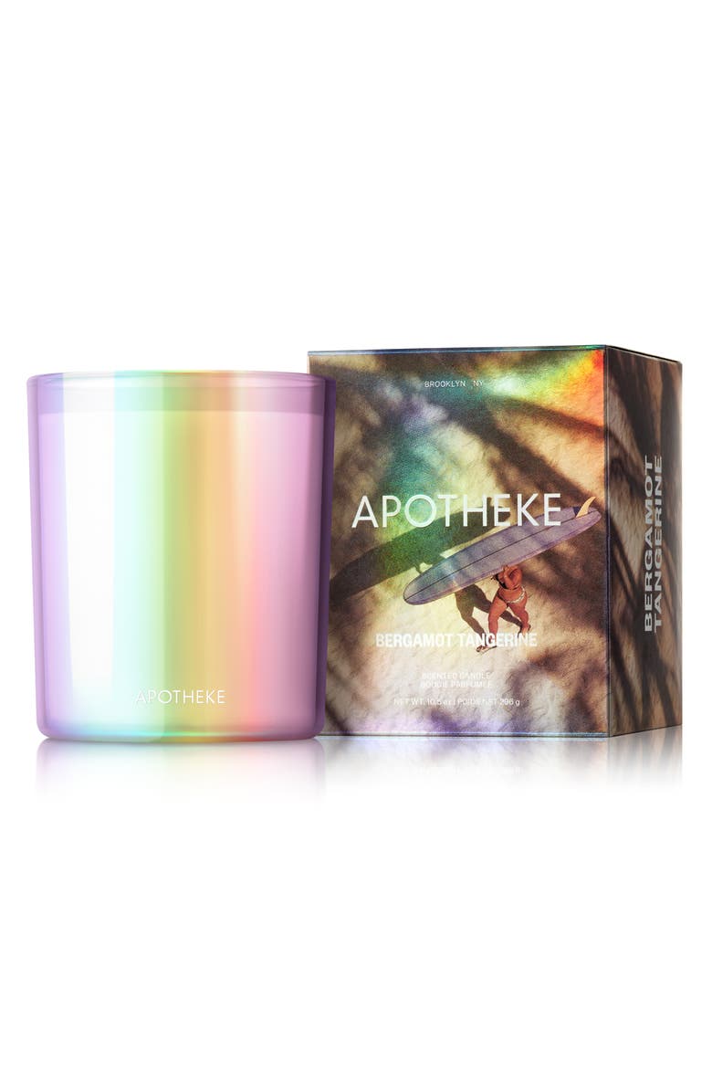 APOTHEKE Bergamot Tangerine Classic Scented Candle, Main, color, 