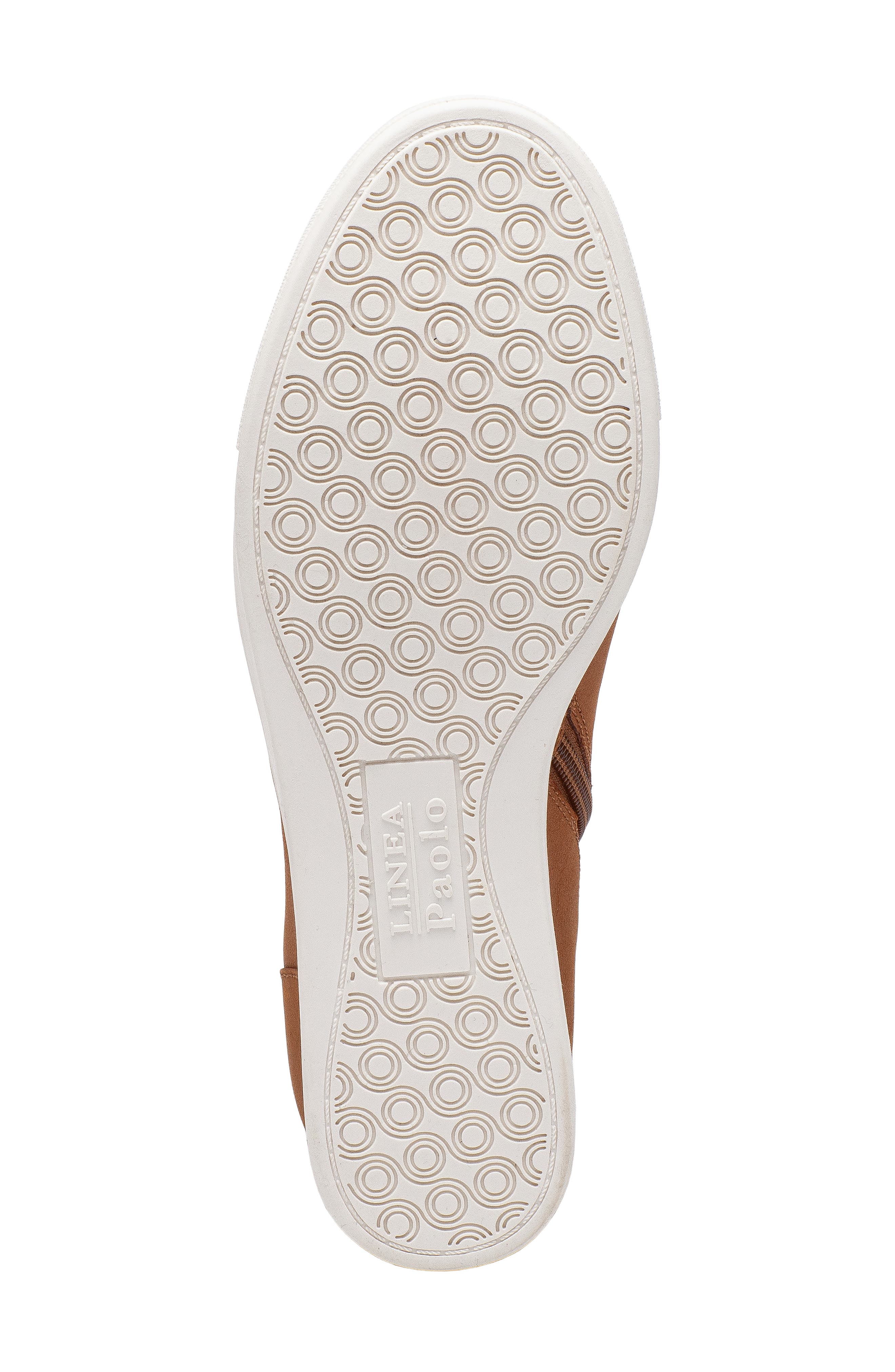 Linea Paolo Ashley High Top Wedge Sneaker Boot, Alternate, color, Cognac