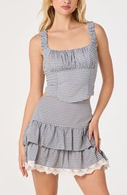 ASTR the Label Penny Gingham Tank
