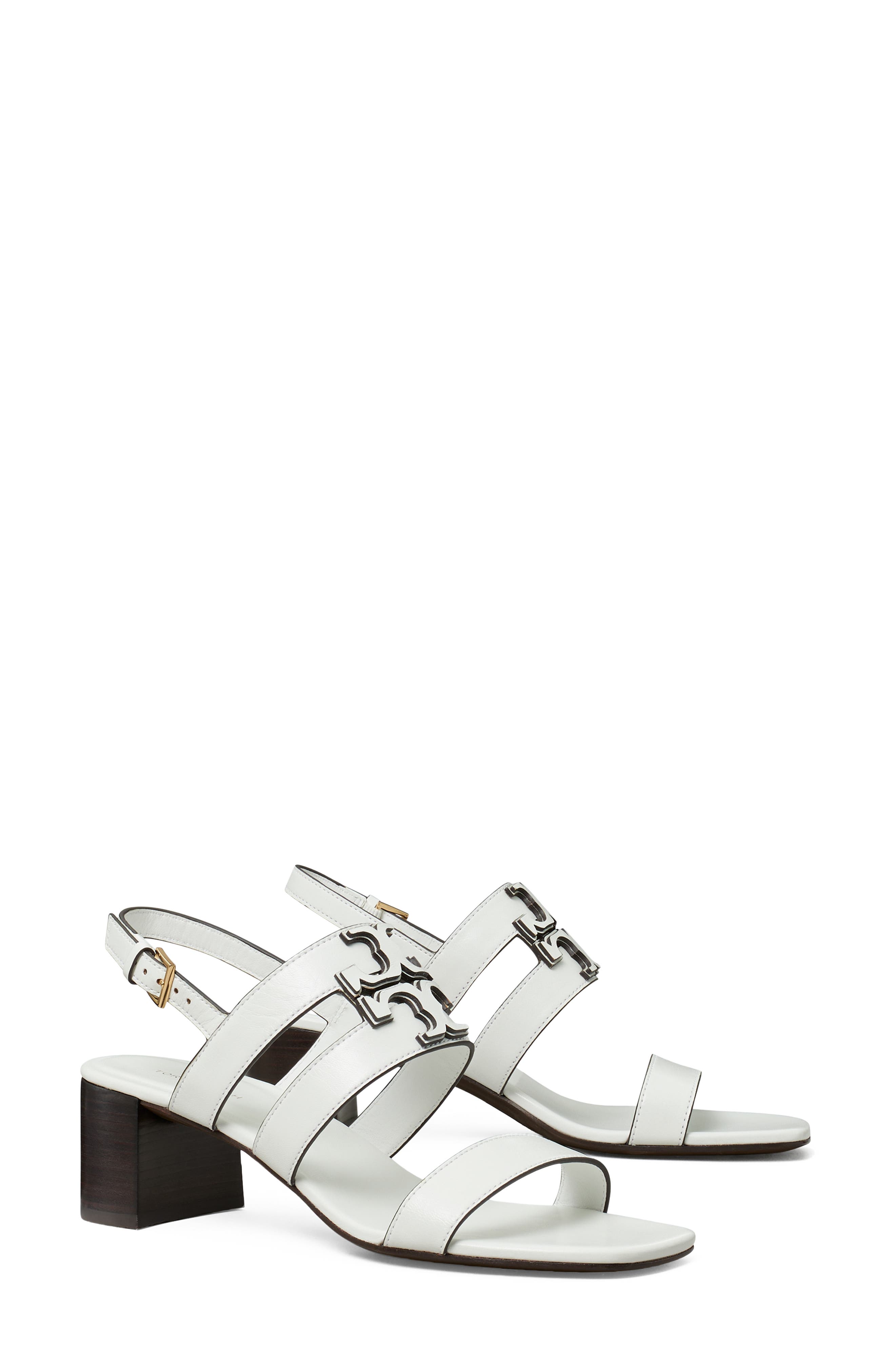 Tory Burch Ines Slingback Sandal, Main, color, Gardenia
