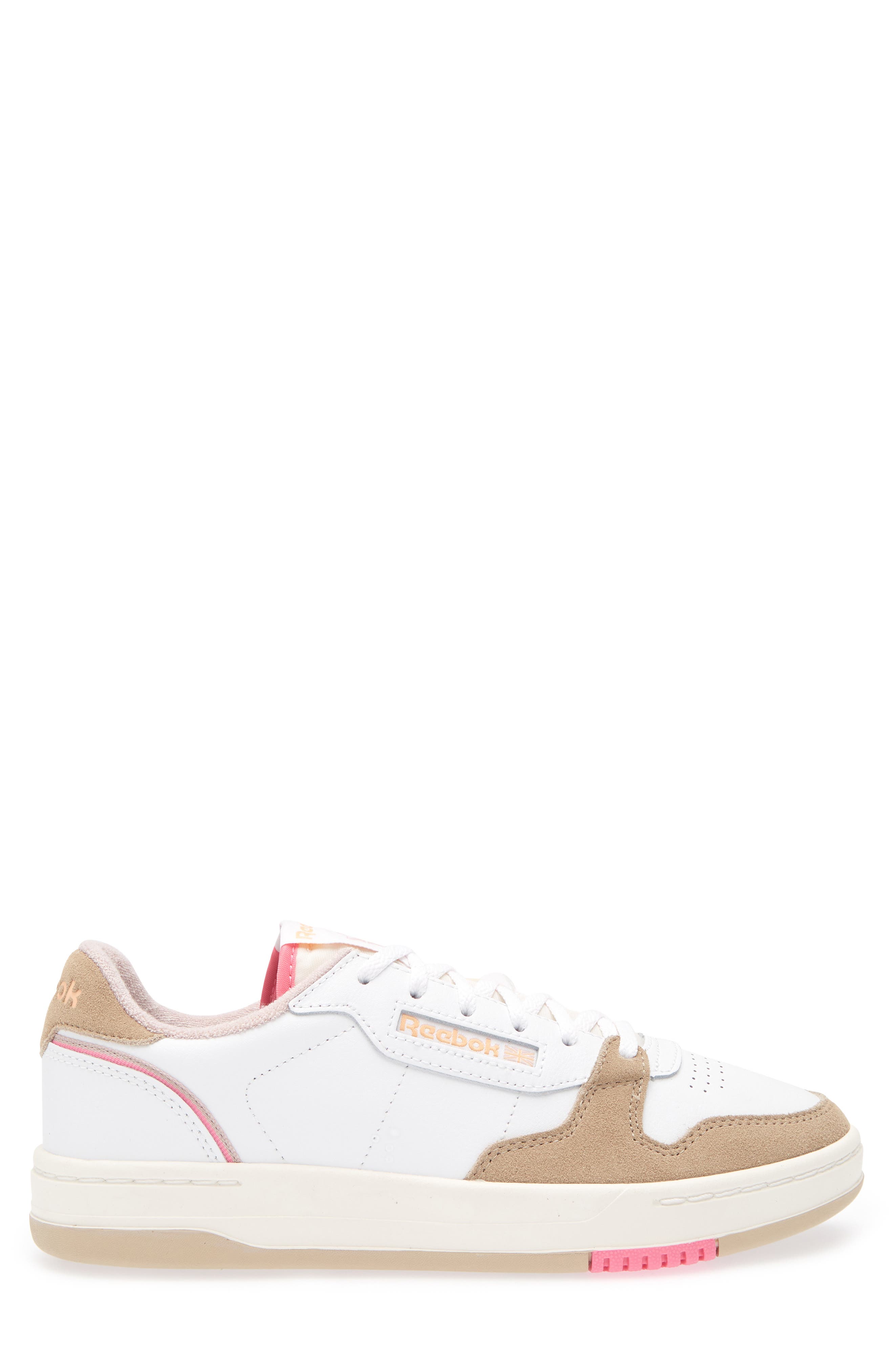 Reebok Phase Court Sneaker, Alternate, color, White/ Oat/ Chalk