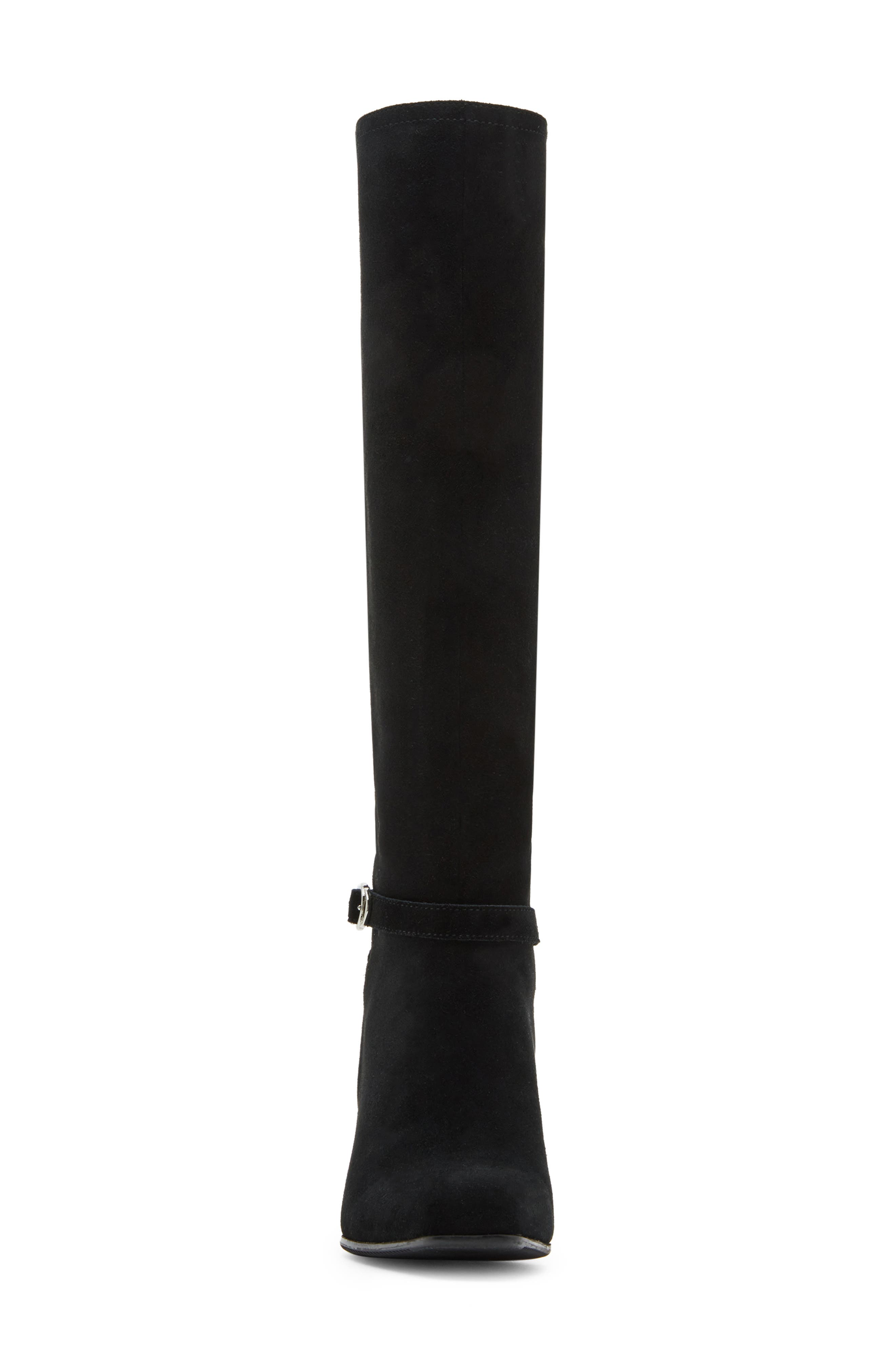 Blondo Twyla Waterproof Knee High Suede Boot, Alternate, color, Black Suede