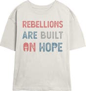 Star Wars Junior's Rebellions Built On Hope Short Sleeve Skimmer T-shirt