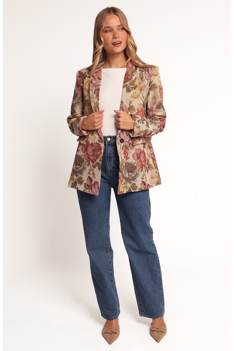 Dawn Oversize Blazer, Alternate, color, FLORAL