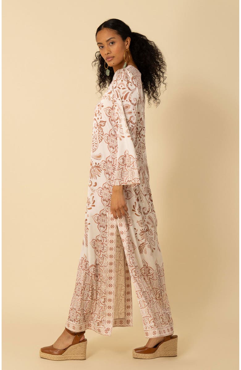Halebob Nalani Charmeuse Caftan Dress, Alternate, color,