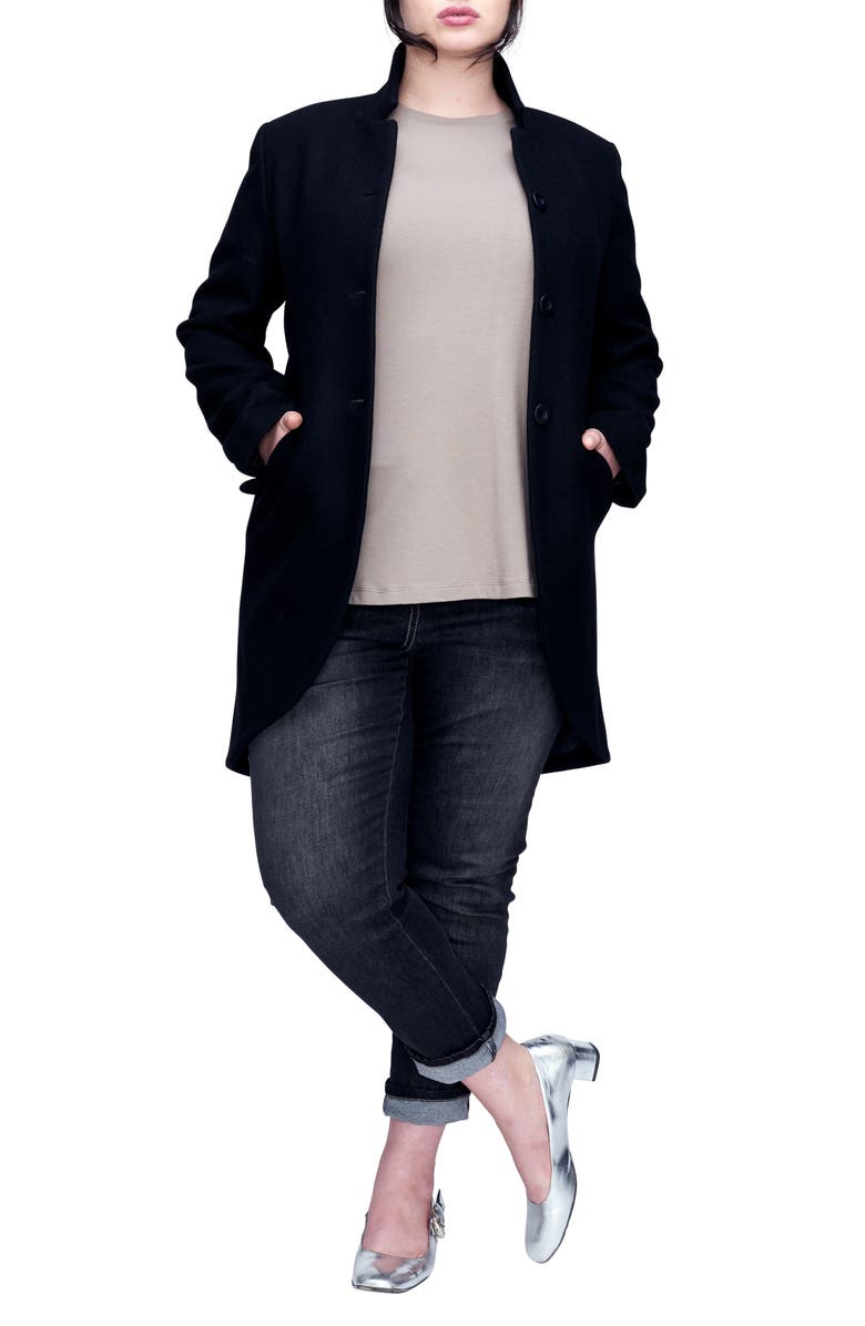 Universal Standard Beas Jacket, Main, color, Black