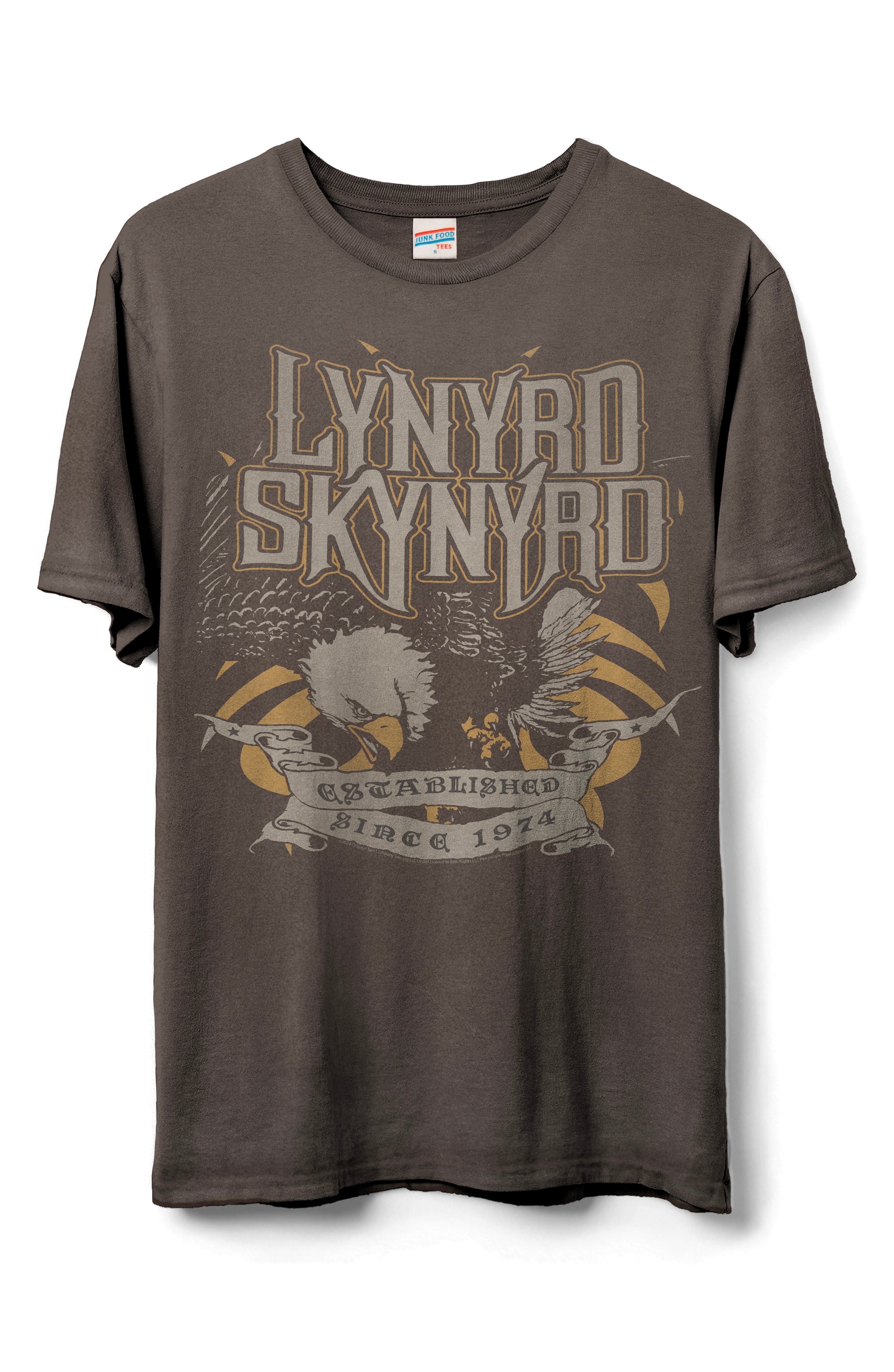 Junk Food Lynyrd Skynyrd Graphic T-Shirt