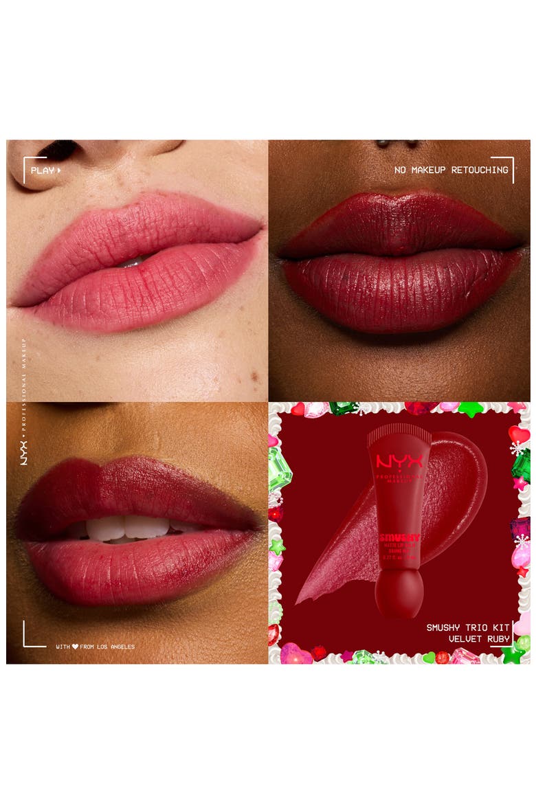 Smushy Matte Lip Balm Trio, Alternate, color, NO COLOR