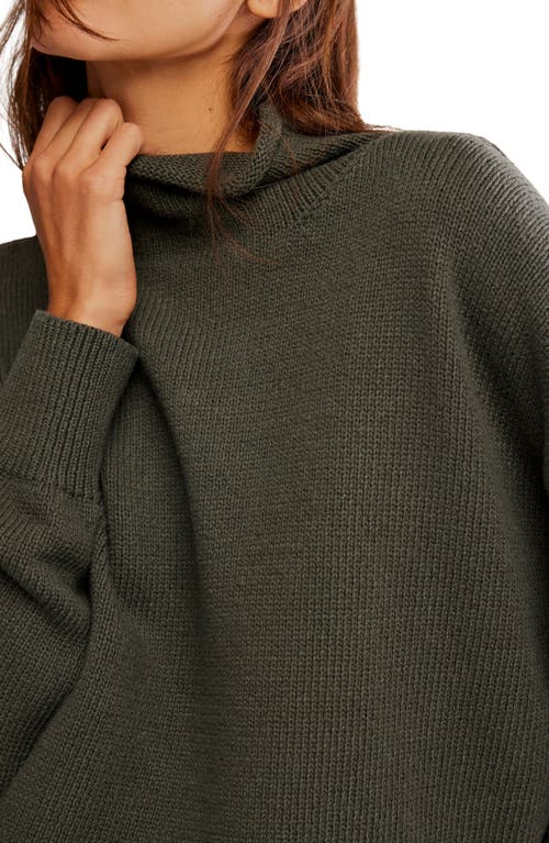 Free People Torres Turtleneck Sweater In Gray