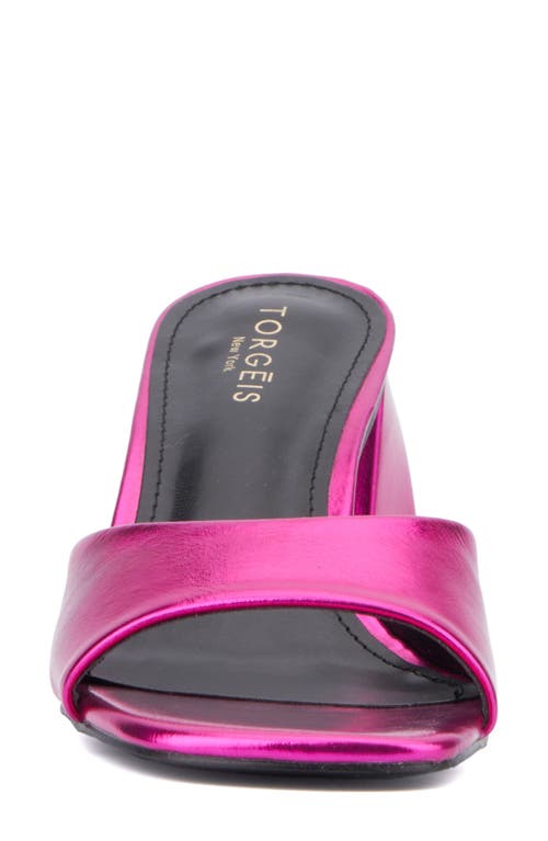 TORGEIS TORGEIS ISADORA BLOCK HEEL SLIDE SANDAL 