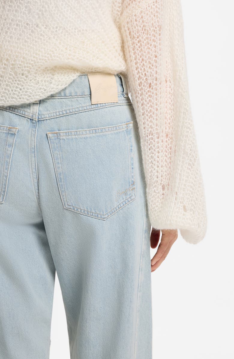 BOSS Orange Balloon Jeans, Alternate, color, Light Blue