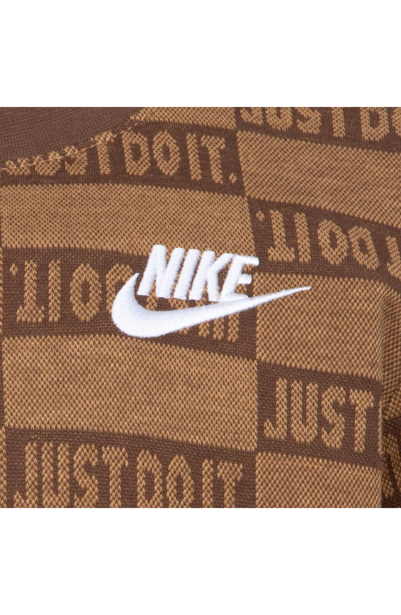 Nike Kids' Jacquard Knit T-Shirt, Alternate, color, 