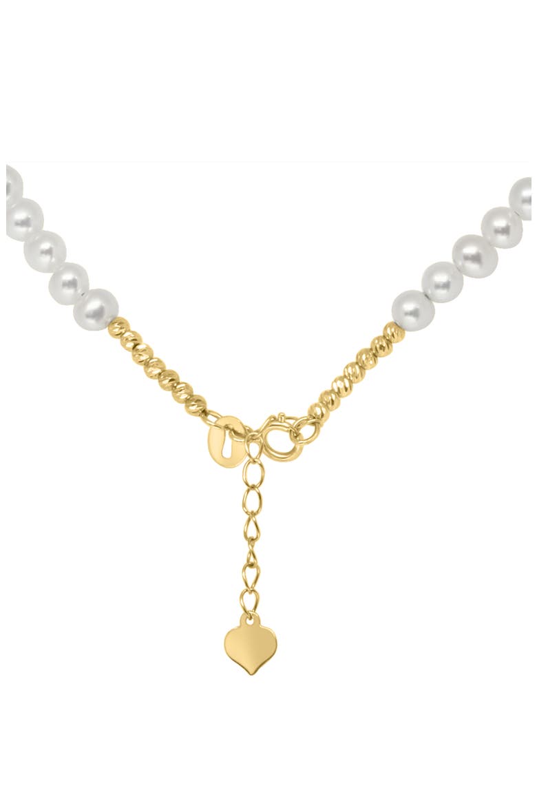 Freshwater Pearl Beaded Necklace, Alternate, color, WHITE