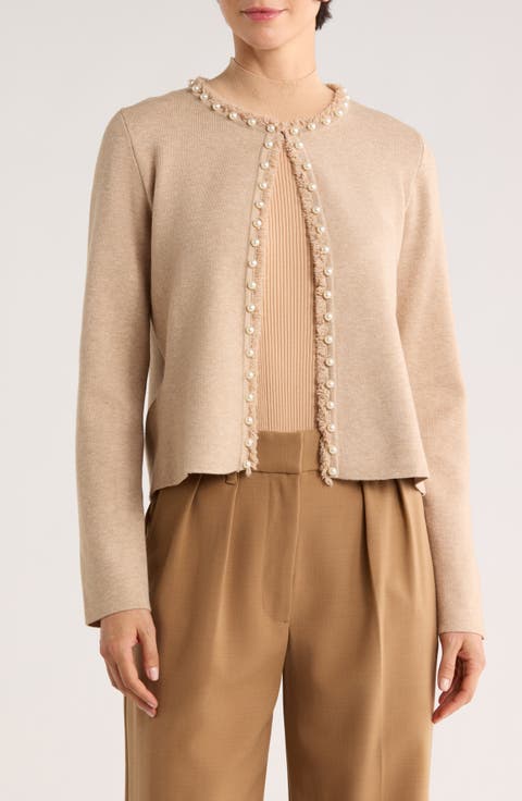 Embellished Fringe Cardigan