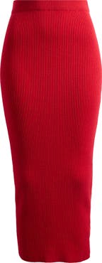 HOUSE OF CB Lourdes Rib Maxi Skirt