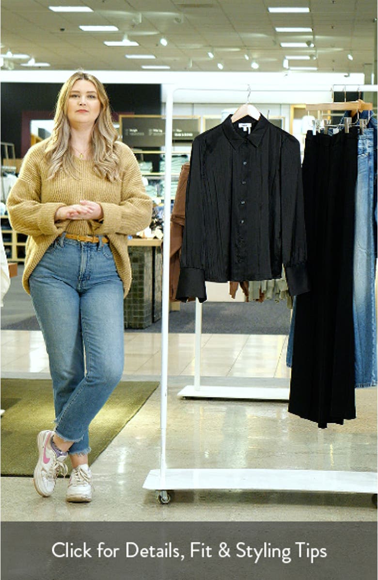 Plissé Satin Shirt, sales video thumbnail