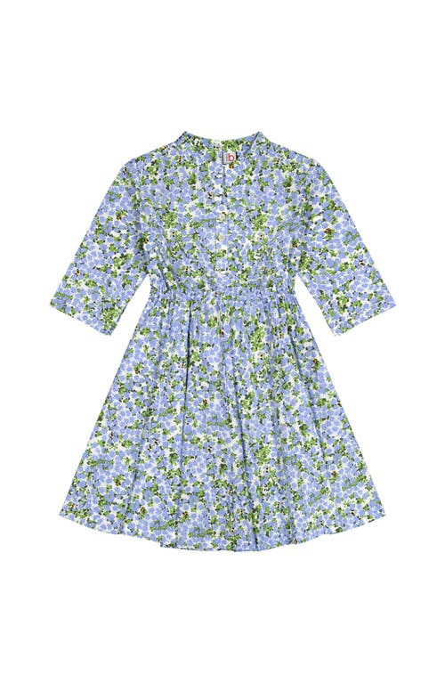 BUSY BEES BUSY BEES GABRIELA CIRCLE DRESS BLUE HYDRANGEA