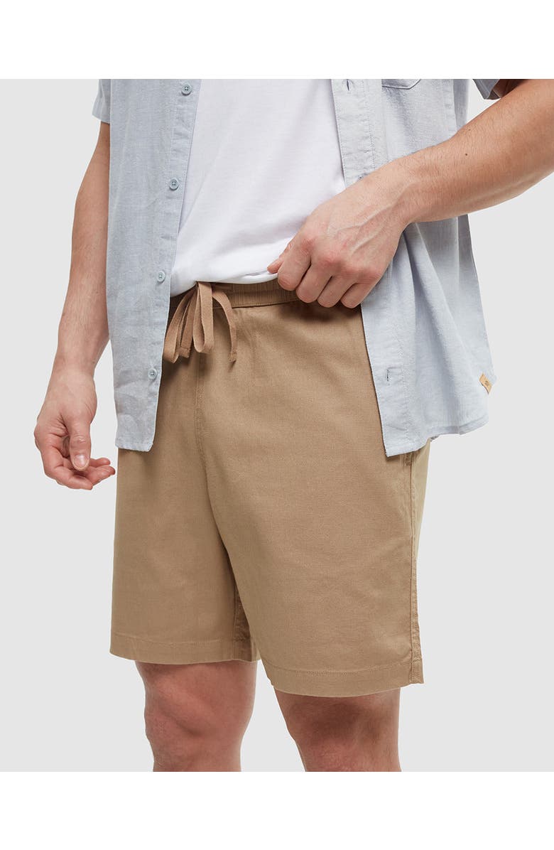 tentree Reynolds Short, Alternate, color, Khaki