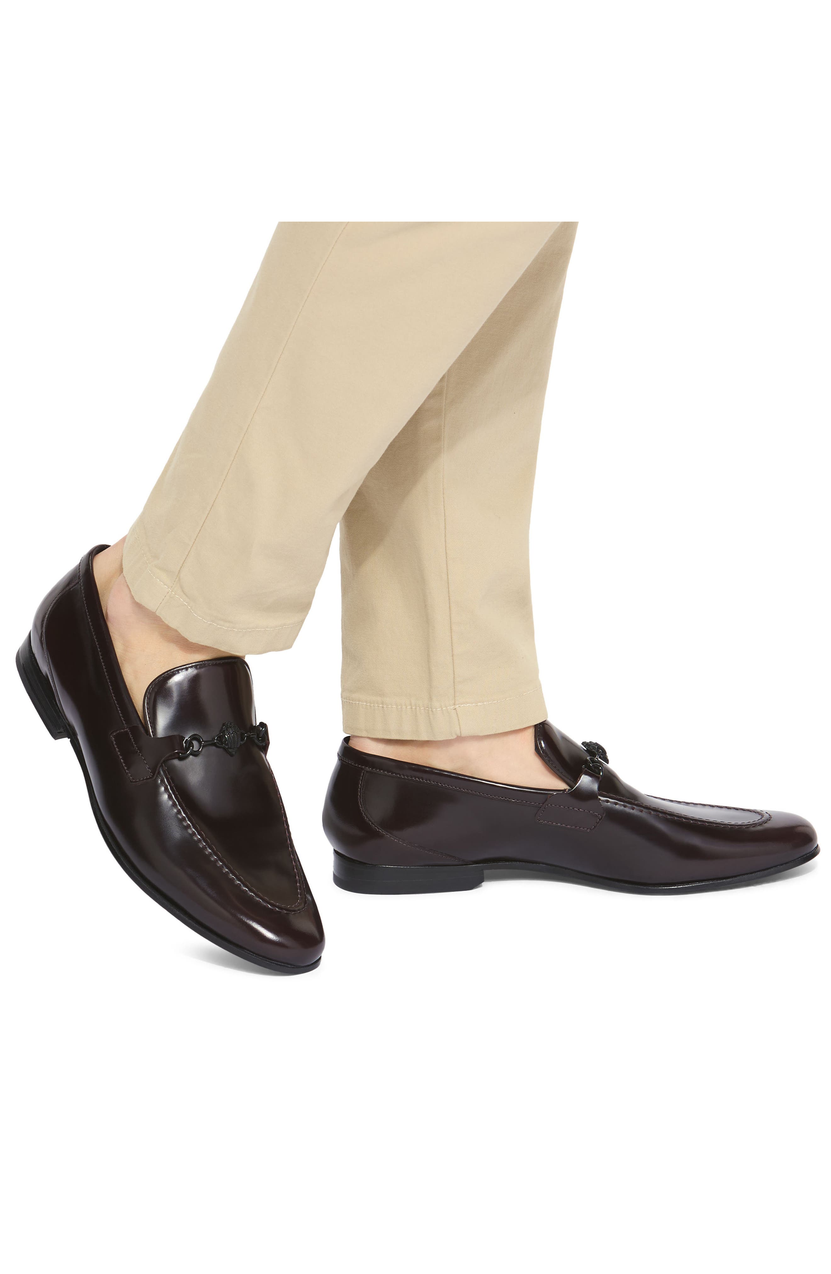 Kurt Geiger London Alton Bit Loafer, Alternate, color, Medium Red