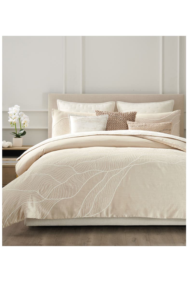 Dune Embroidered Sham, Alternate, color, TAUPE