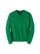 Paul Fredrick Supima Cotton V-neck Sweater