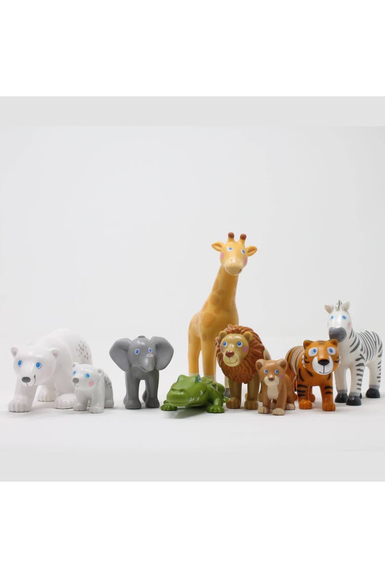 Little Friends Polar Bear - Chunky Plastic Zoo Animal Toy Figure, Alternate, color, Multi