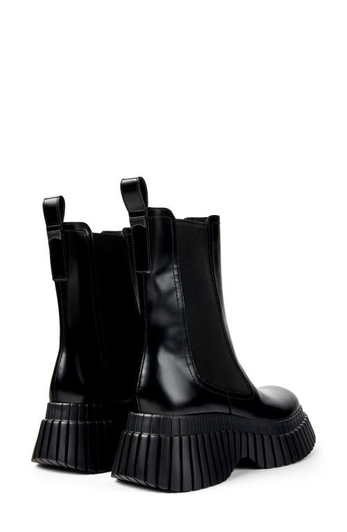 Camper Bcn Elasticated-panel Ankle Boots In Black