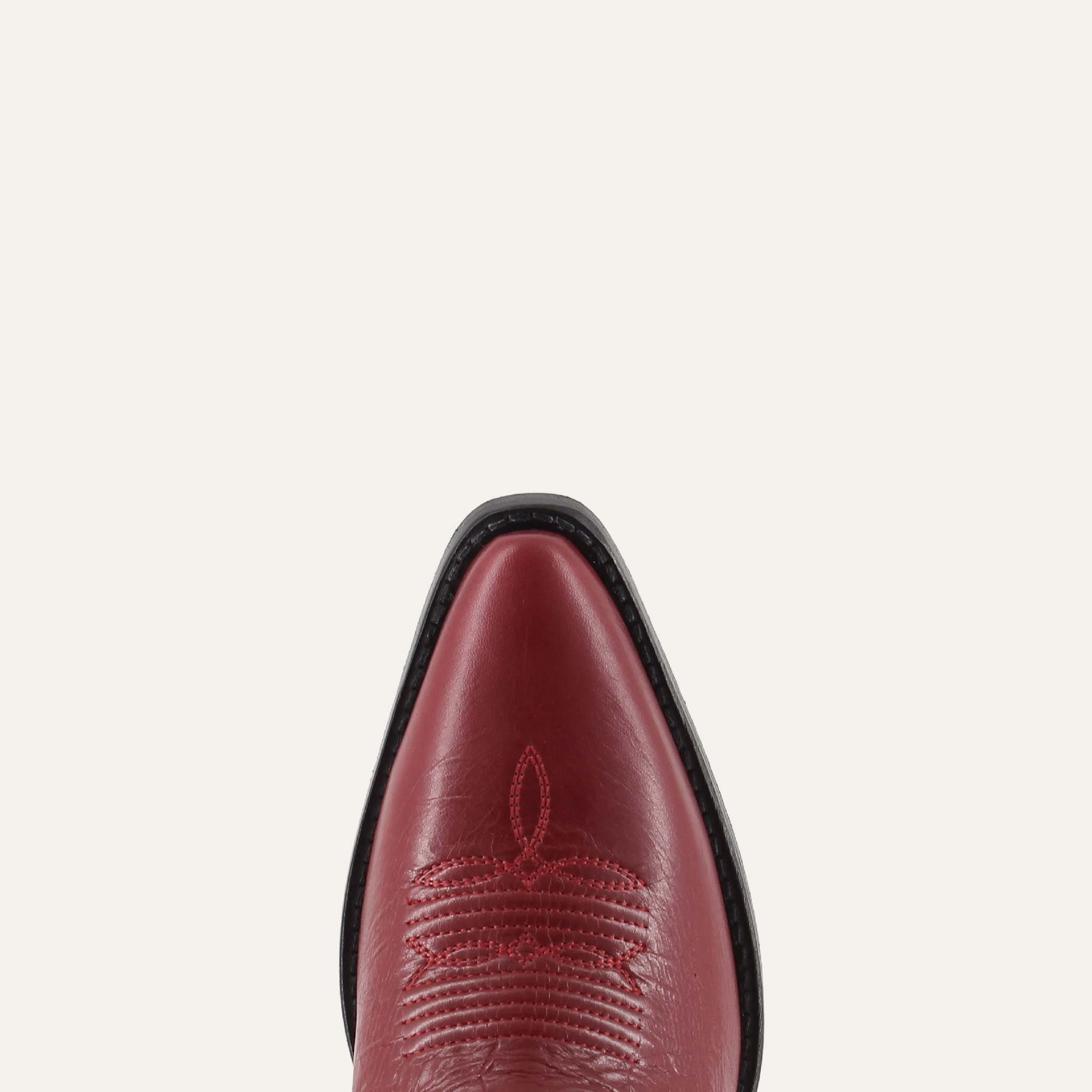 Isabella Leather Boots, Alternate, color, Red