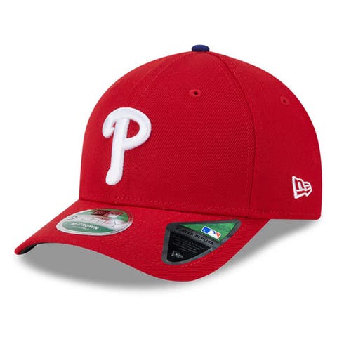 Men's New Era  Red Philadelphia Phillies Player Replica 9FORTY Adjustable Hat