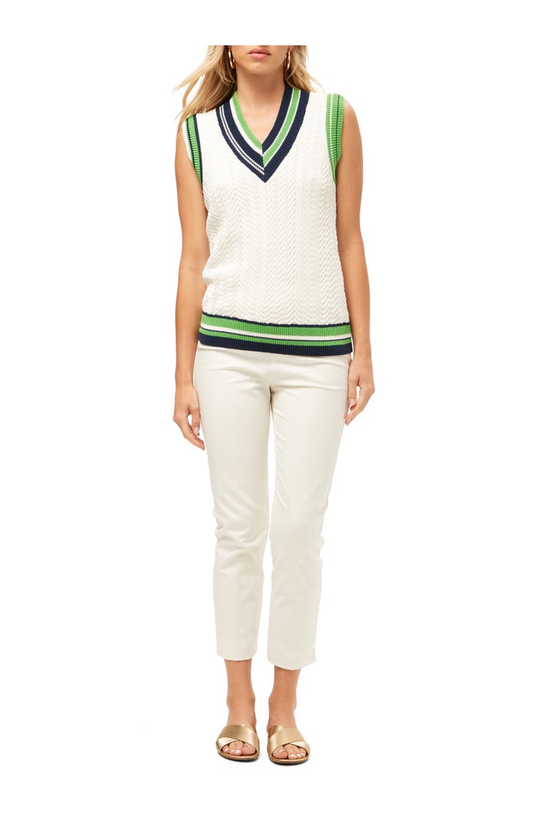 Trina Turk Seapointe 2 Sweater Vest, Alternate, color, Whitewash Multi