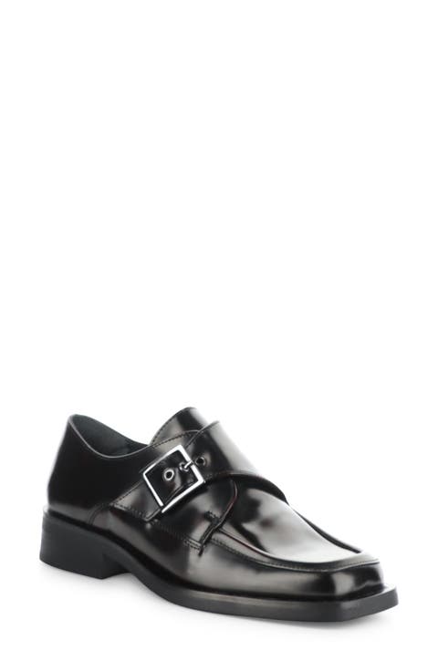 Eliza Moc Toe Monk Strap Loafer (Women)