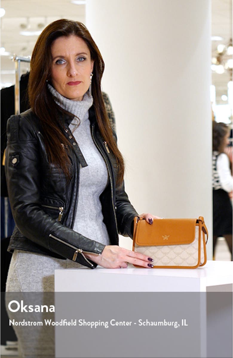 Himmel Lauretos Coated Canvas Crossbody Bag, sales video thumbnail