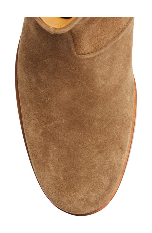 Common Projects Suede Zip Boot In Brown