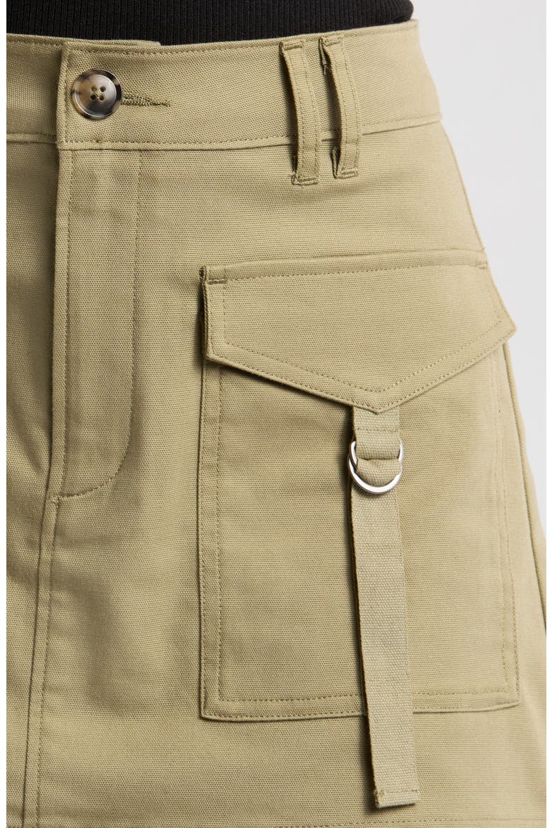 Kayla Cargo Miniskirt, Alternate, color, SAGE