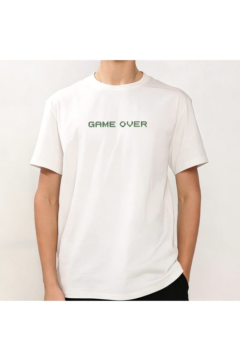 Game Over Tee - Big Kid, Alternate, color, WHITE