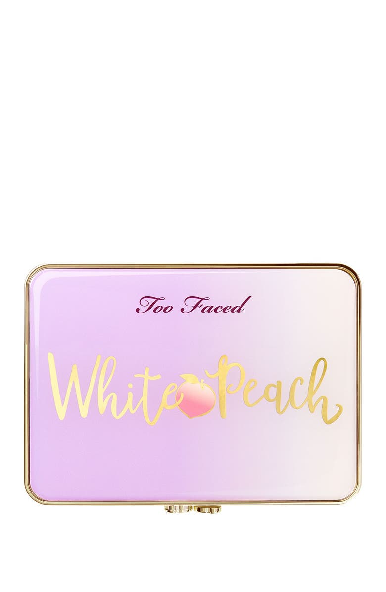 Too Faced Peaches & Cream White Peach Eyeshadow Palette, Alternate, color, 
