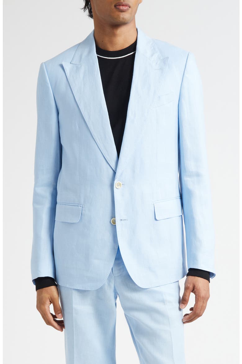Sicilia Fit Linen Sport Coat, Main, color, B1581 AZZURRO