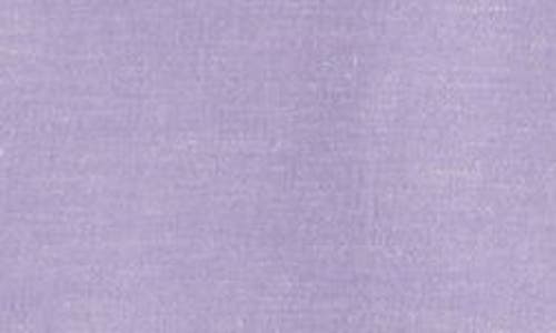 Scotch & Soda Flat Front Slub Cotton & Linen Twill Drawstring Bermuda Shorts In Bright Lavender