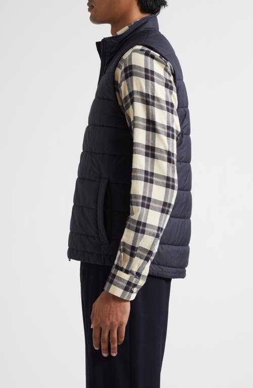 Sunspel Insulated Gilet In Blue