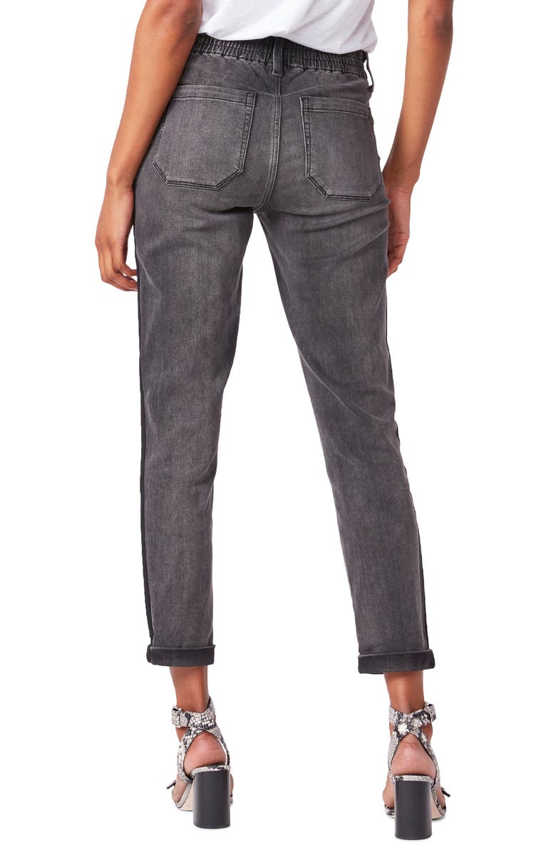 PAIGE Christy Drawstring High Waist Denim Pants, Alternate, color, 