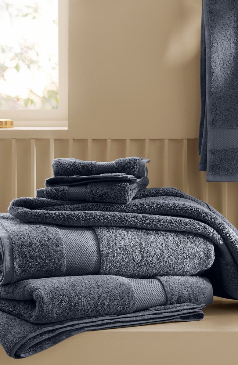 Boll & Branch Plush 6-Piece Organic Cotton Bath Towel Set, Alternate, color, Mineral