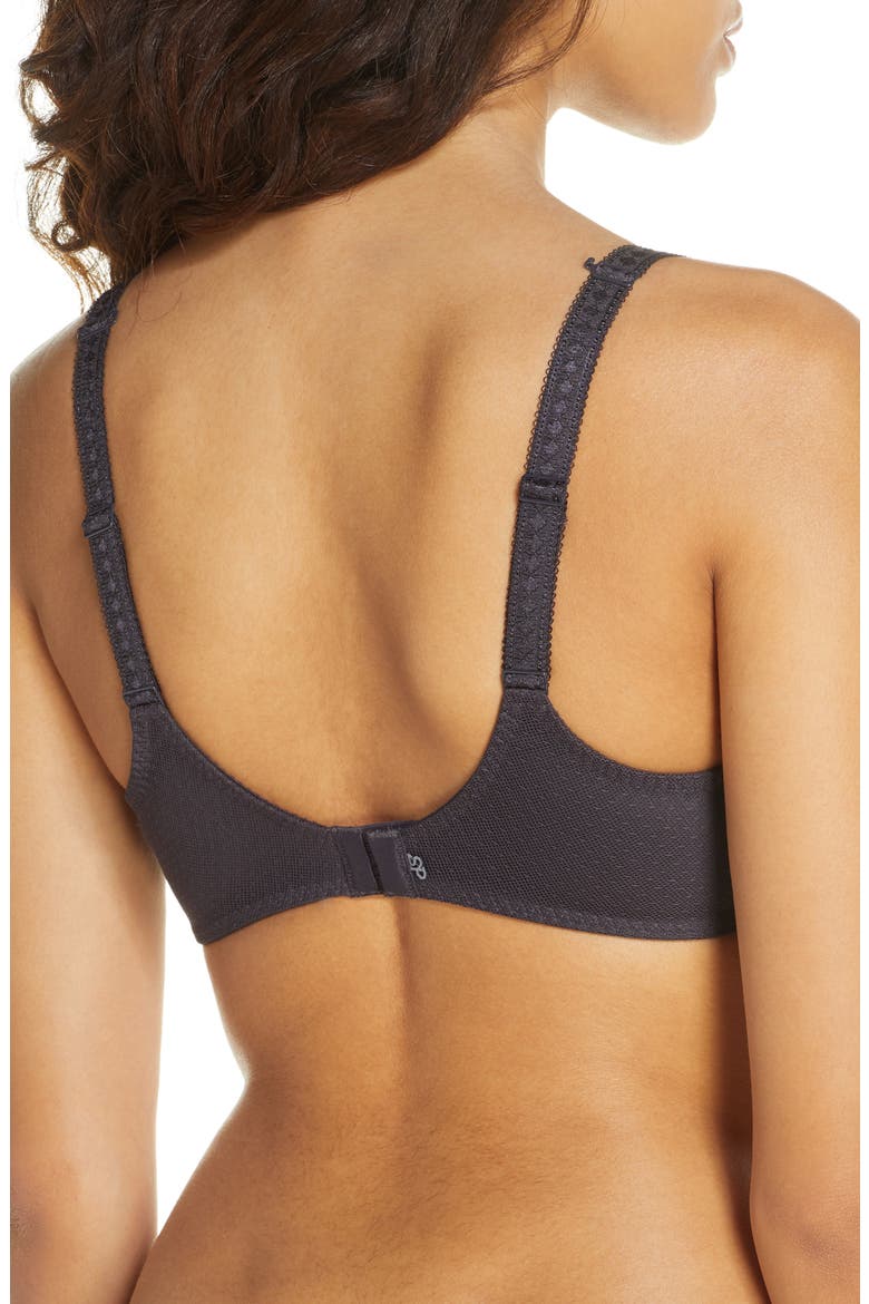 Promesse 3D Underwire Plunge Bra, Alternate, color, ANTHRACITE