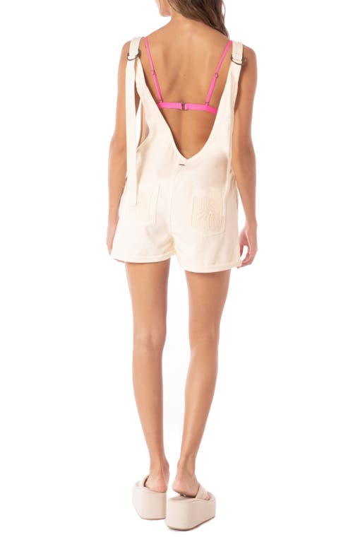 Maaji Zayden Embroidered Cotton Cover-up Romper