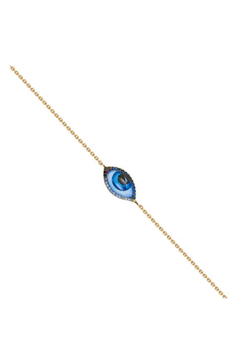 Petit Blue Pendant Bracelet
