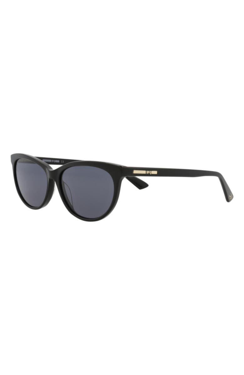 MCQ 53mm Cat Eye Sunglasses, Alternate, color, Black Black Grey