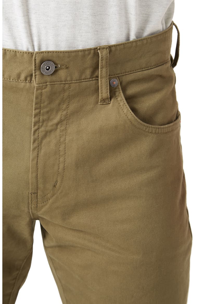 Brushed Twill Slim Straight Leg Five-Pocket Pants, Alternate, color, CHIP