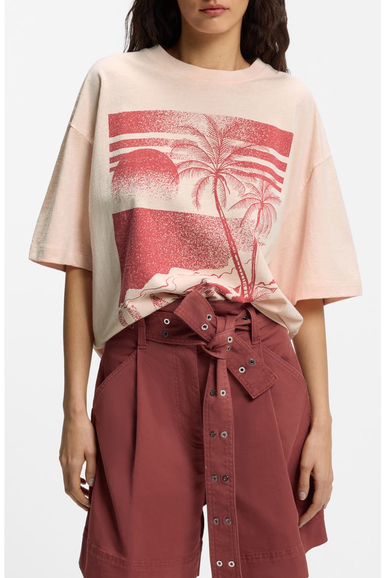 Cotton Tee, Main, color, CREAM ROSE