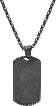 HMY JEWELRY Men's Dog Tag Necklace